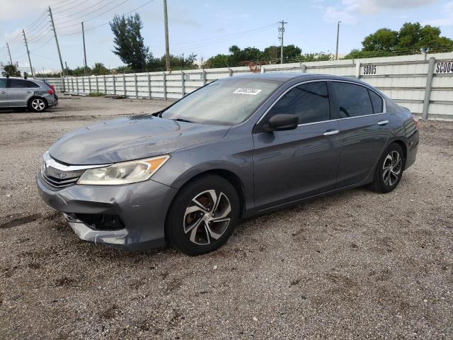 Sedans HONDA ACCORD 2016 Szary