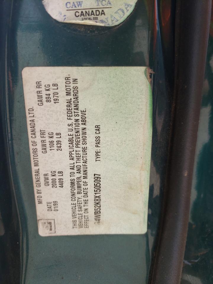 2G4WB52K8X1505097 1999 Buick Regal Ls