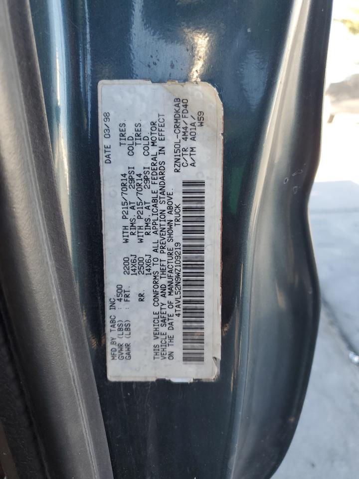 1998 Toyota Tacoma Xtracab VIN: 4TAVL52N9WZ109219 Lot: 67744734