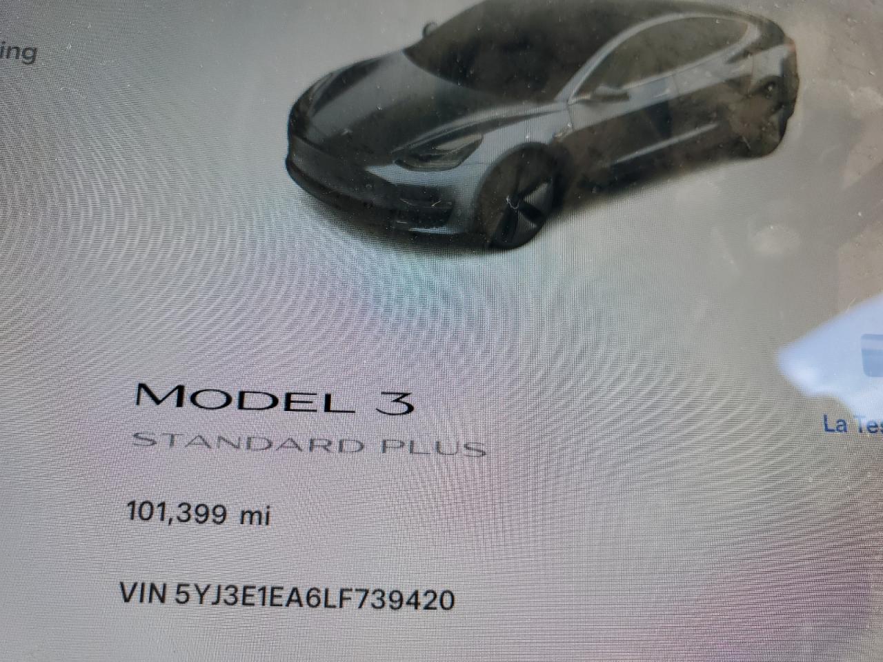 2020 Tesla Model 3 VIN: 5YJ3E1EA6LF739420 Lot: 67771684