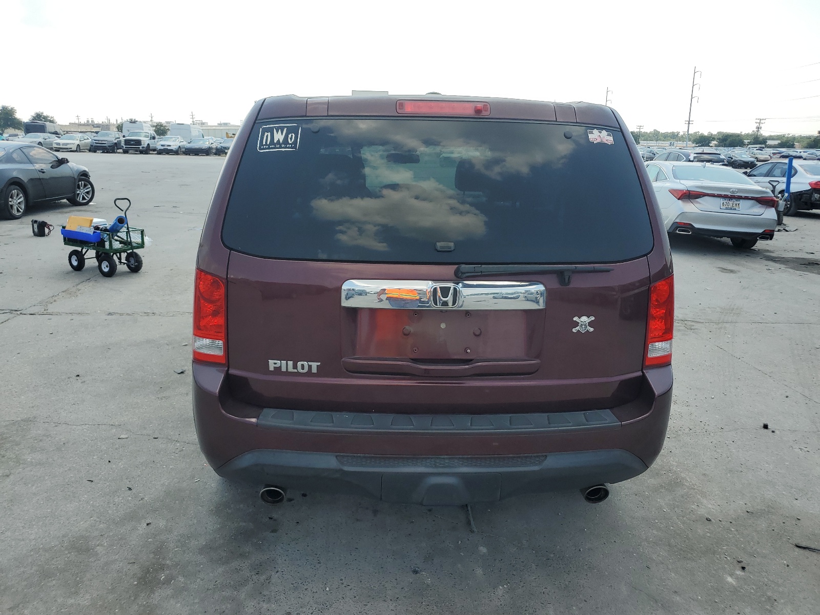 5FNYF3H58EB017625 2014 Honda Pilot Exl