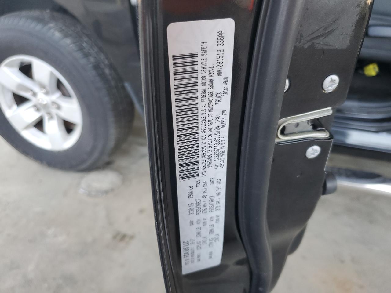 2018 Ram 1500 Slt VIN: 1C6RR6TT9JS119104 Lot: 65986624