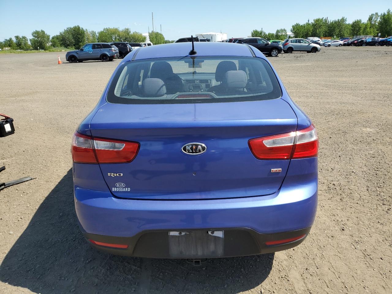 2012 Kia Rio Lx VIN: KNADM4A3XC6042633 Lot: 66502194