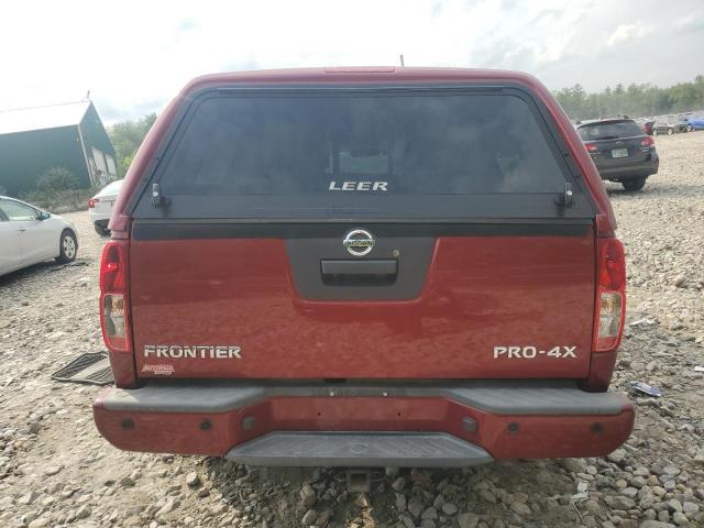 Pickups NISSAN FRONTIER 2016 Czerwony