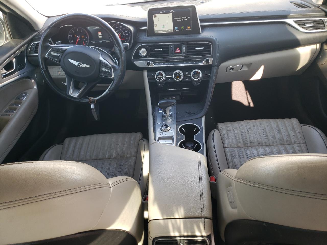 KMTG34LA0KU012485 2019 Genesis G70 Elite