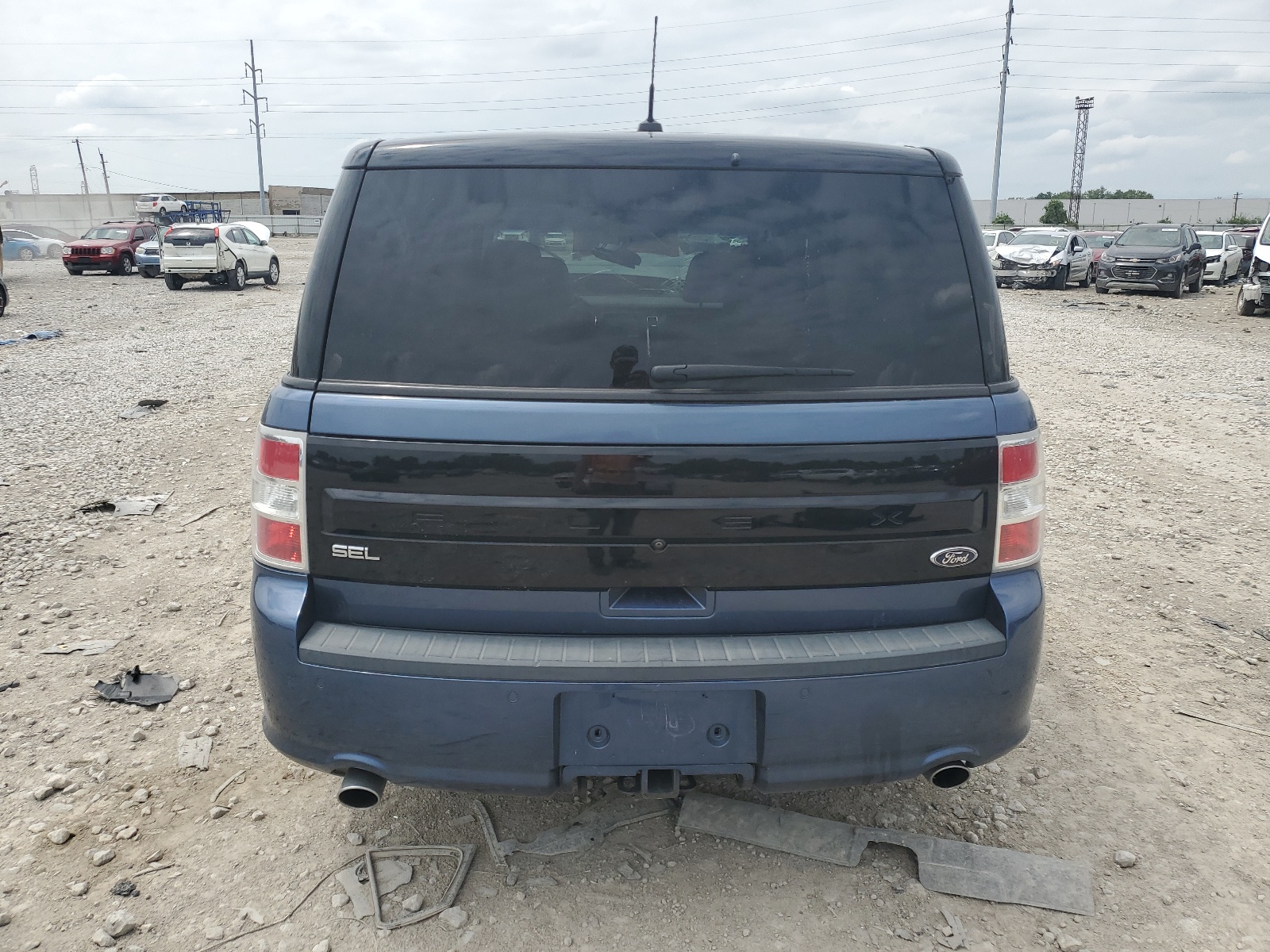 2FMGK5C80KBA15909 2019 Ford Flex Sel