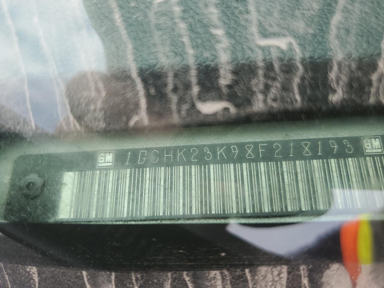 2008 Chevrolet Silverado K2500 Heavy Duty VIN: 1GCHK23K98F218193 Lot: 57404584