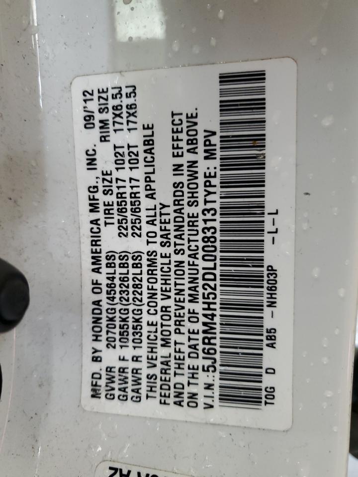 2013 Honda Cr-V Ex VIN: 5J6RM4H52DL008313 Lot: 65996584