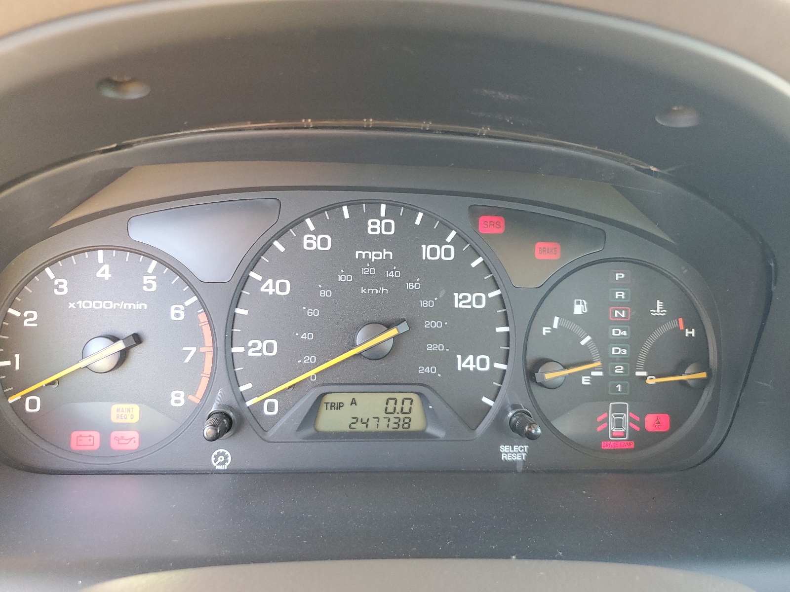 1HGCG1644YA085912 2000 Honda Accord Lx