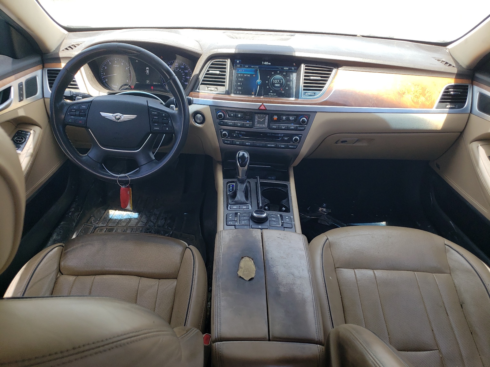 KMHGN4JE7FU091153 2015 Hyundai Genesis 3.8L