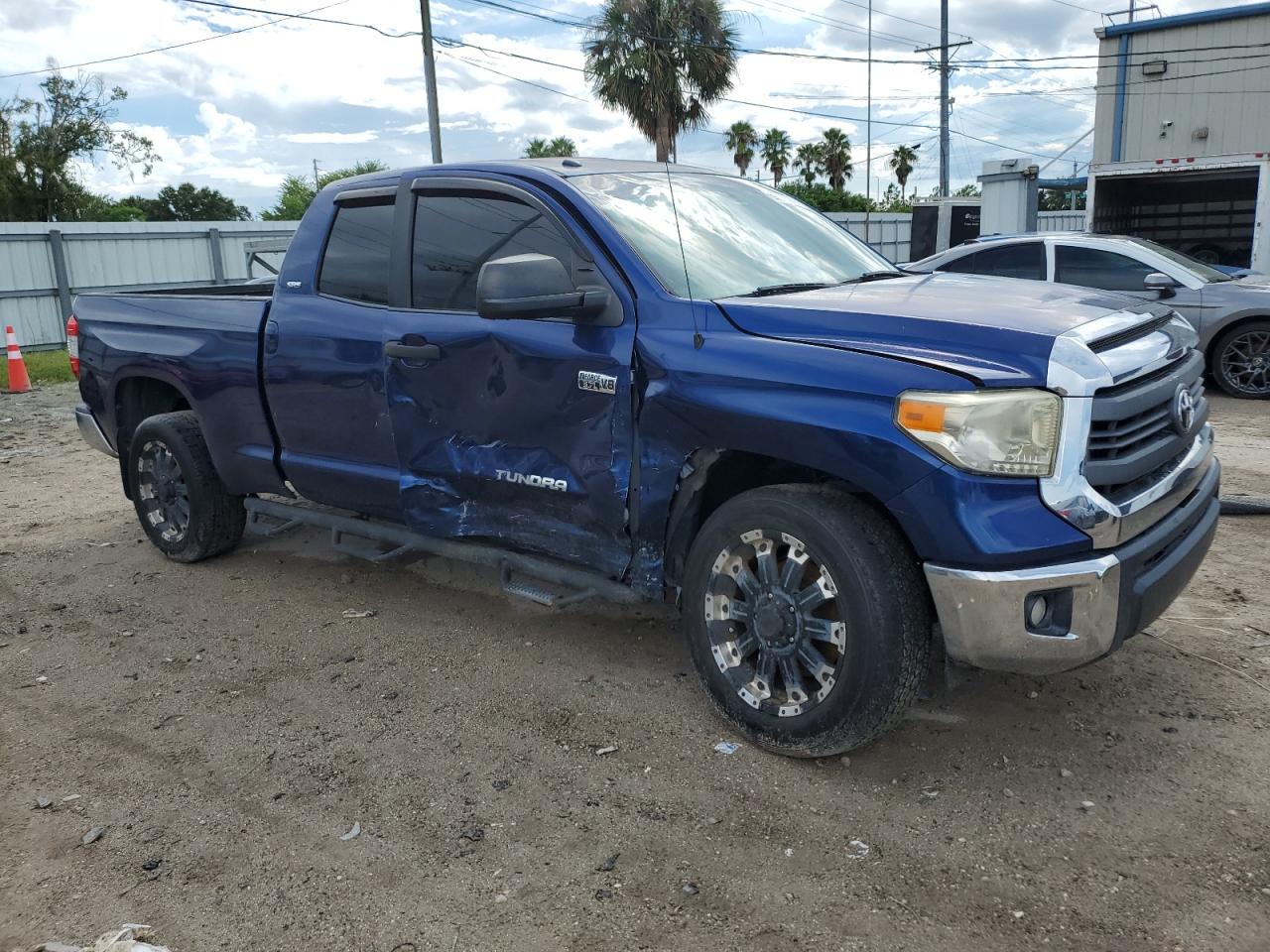 2014 Toyota Tundra Double Cab Sr VIN: 5TFRY5F15EX153002 Lot: 69457044