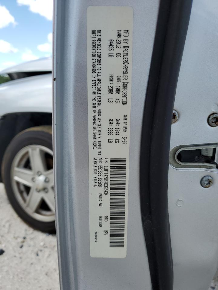 2007 Jeep Compass VIN: 1J8FT47W57D365434 Lot: 66335964