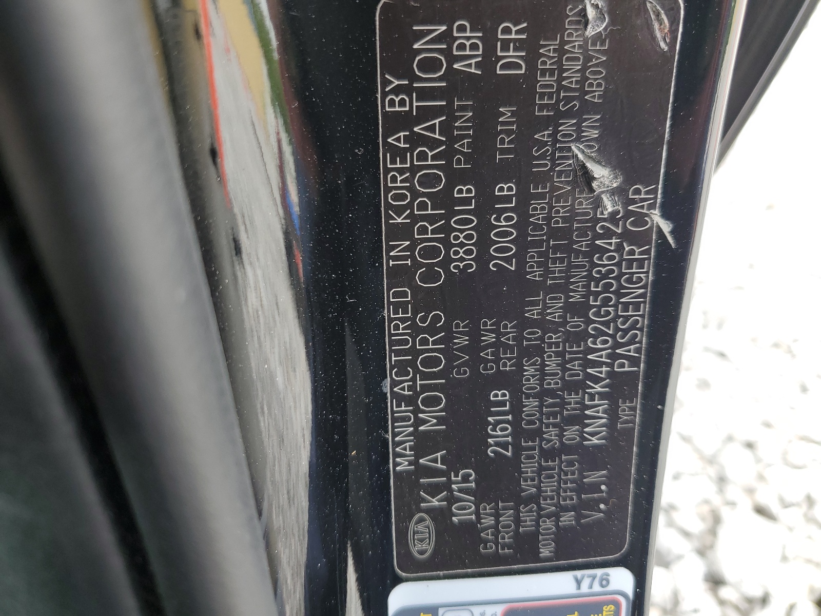 KNAFK4A62G5536425 2016 Kia Forte Lx