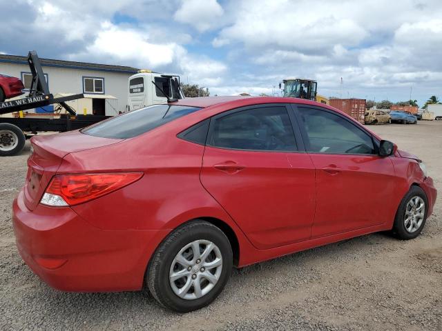  HYUNDAI ACCENT 2012 Czerwony