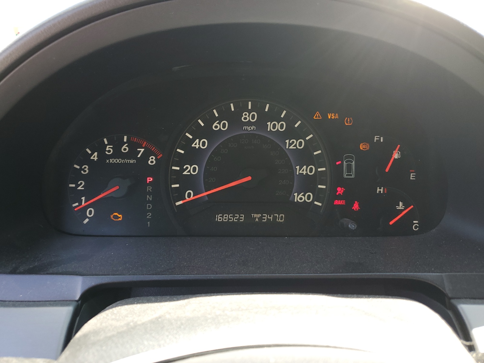 5FNRL38497B449213 2007 Honda Odyssey Ex