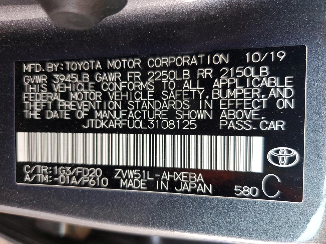 2020 Toyota Prius - Image 12