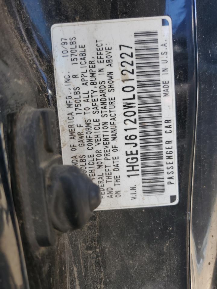 1HGEJ6120WL012227 1998 Honda Civic Dx