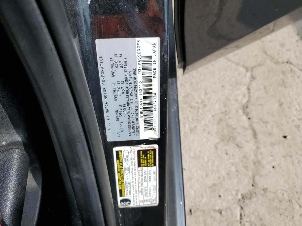 2010 Mazda 3 I VIN: JM1BL1SG1A1138416 Lot: 66999254