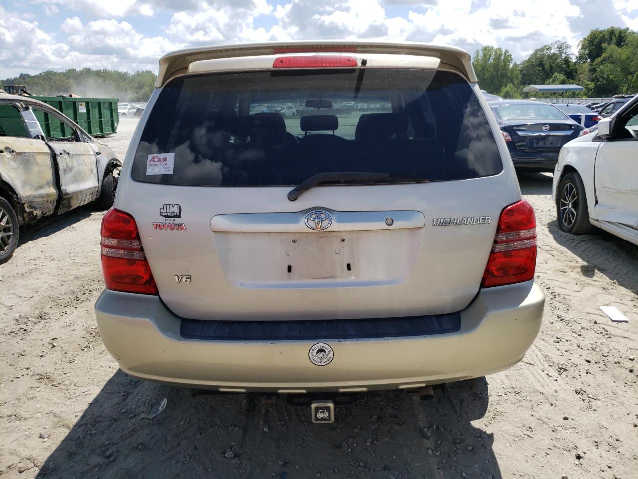 2003 Toyota Highlander Limited VIN: JTEGF21A730074872 Lot: 66502934