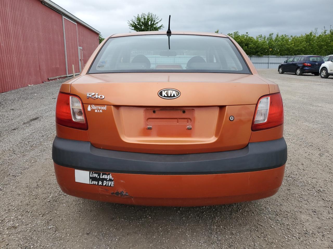 2008 Kia Rio Base VIN: KNADE123X86381975 Lot: 66709454