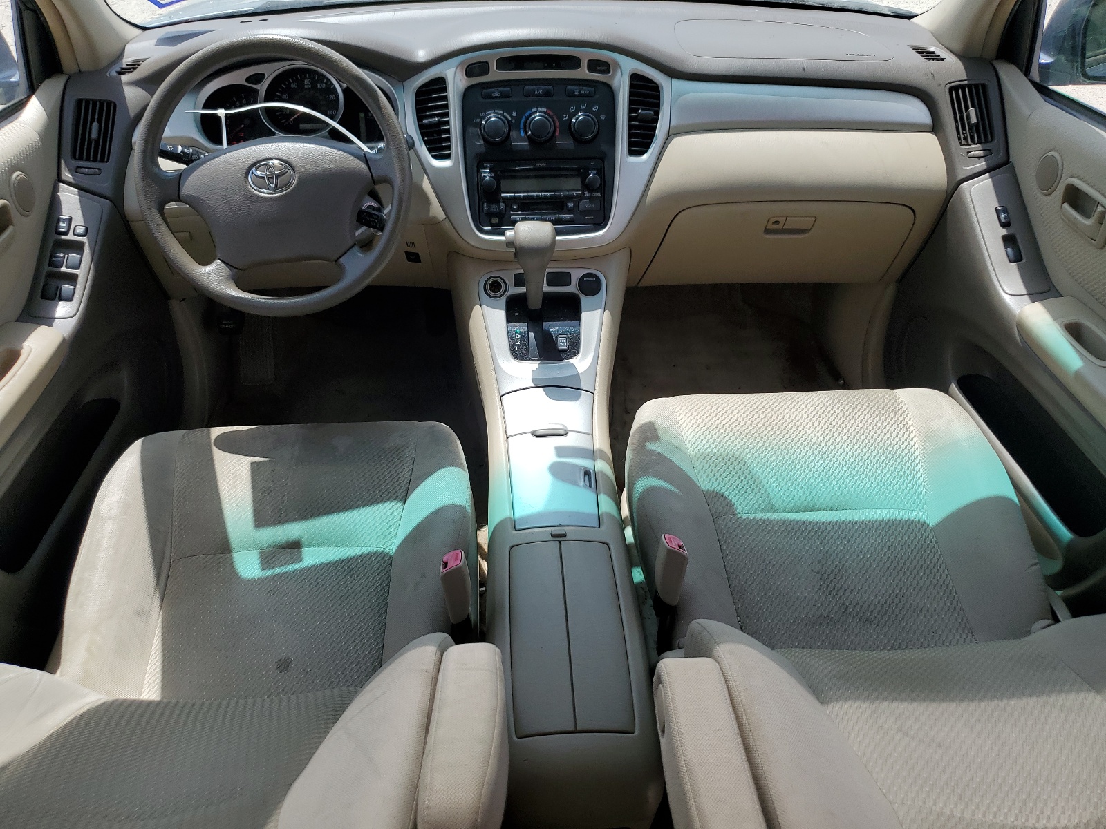 JTEGD21A740105349 2004 Toyota Highlander