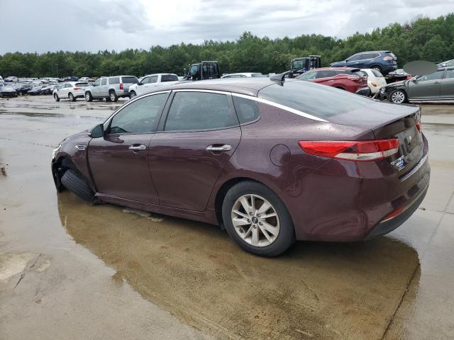 Sedans KIA OPTIMA 2016 Burgundy