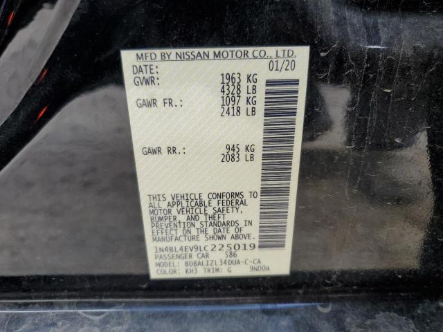 1N4BL4EV9LC225019 Nissan Altima SL 12