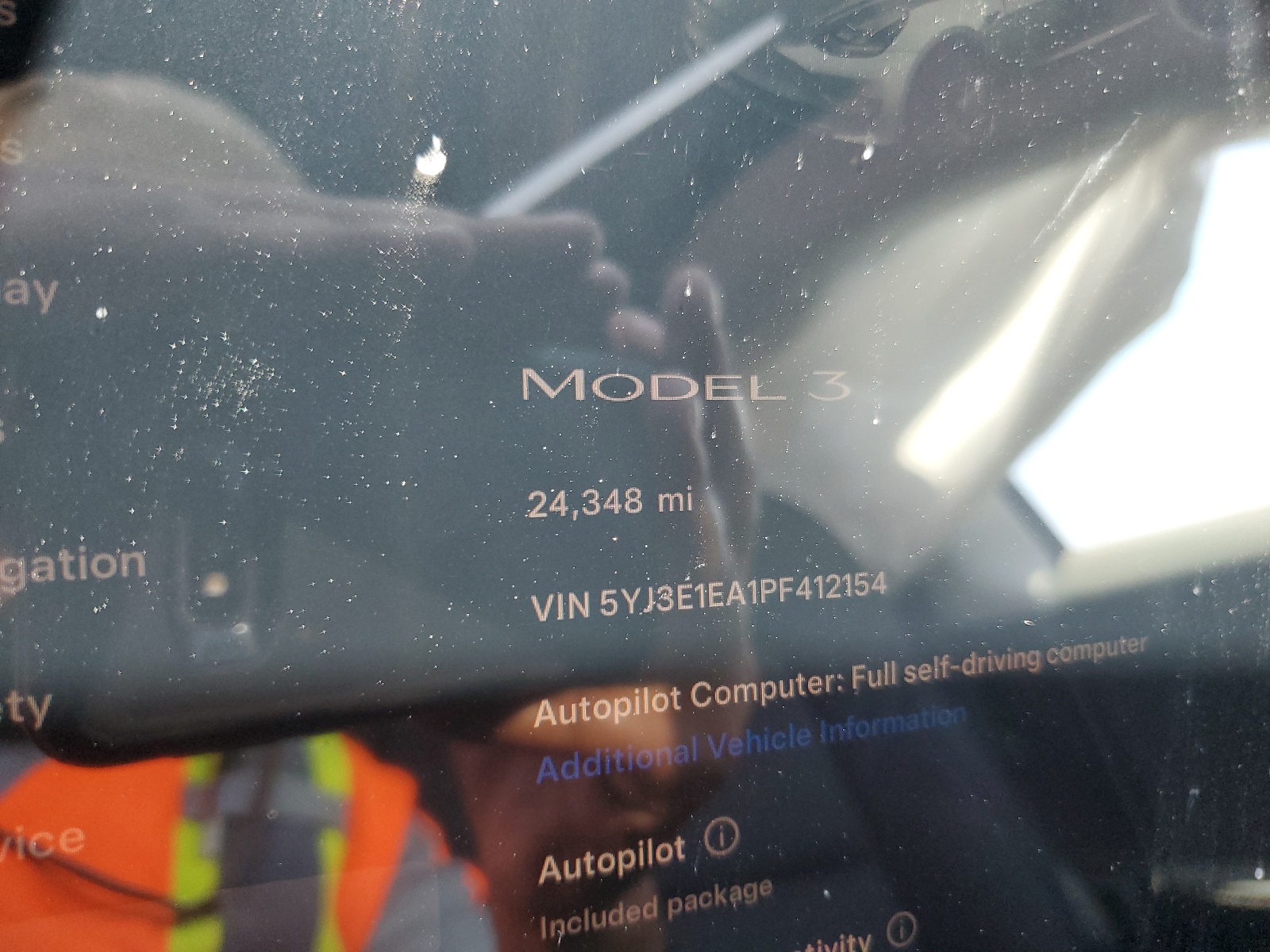 5YJ3E1EA1PF412154 2023 Tesla Model 3