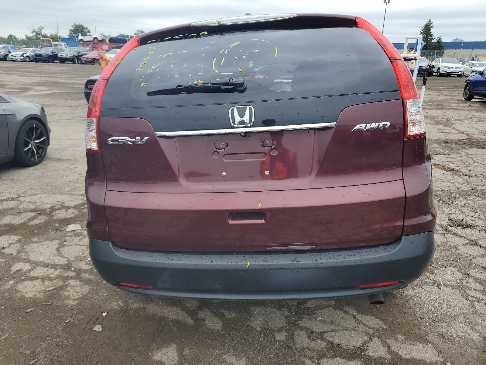 5J6RM4H52EL069307 2014 Honda Cr-V Ex