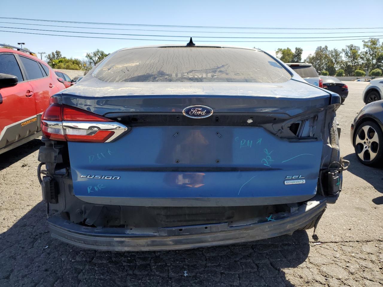 2019 Ford Fusion Sel VIN: 3FA6P0CD1KR233348 Lot: 68253404