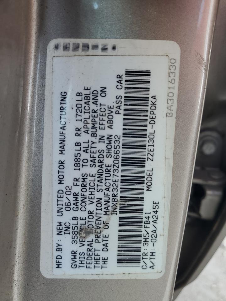 2003 Toyota Corolla Ce VIN: 1NXBR32E73Z066532 Lot: 66775654