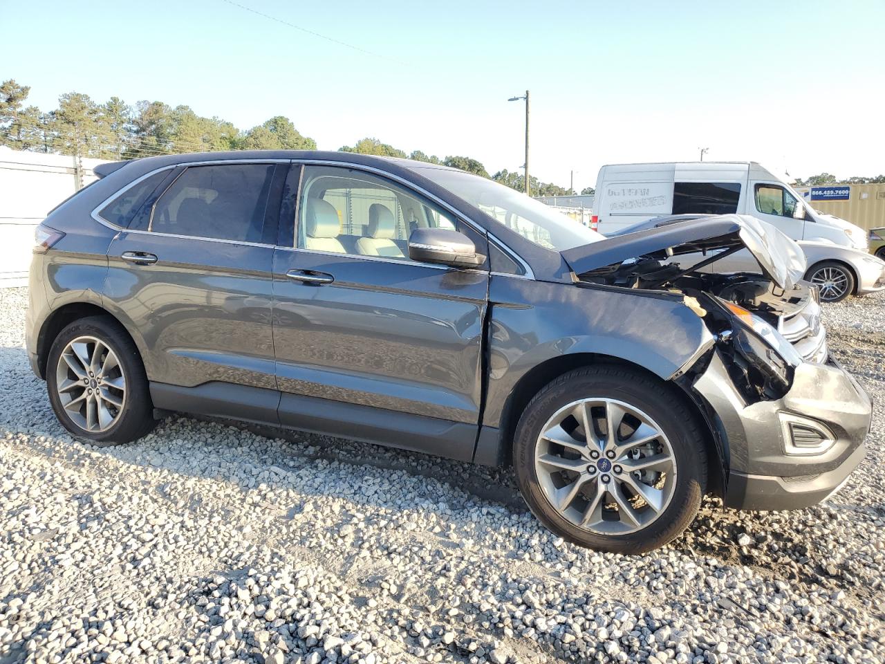 2015 Ford Edge Titanium VIN: 2FMTK4K83FBB02543 Lot: 69096304