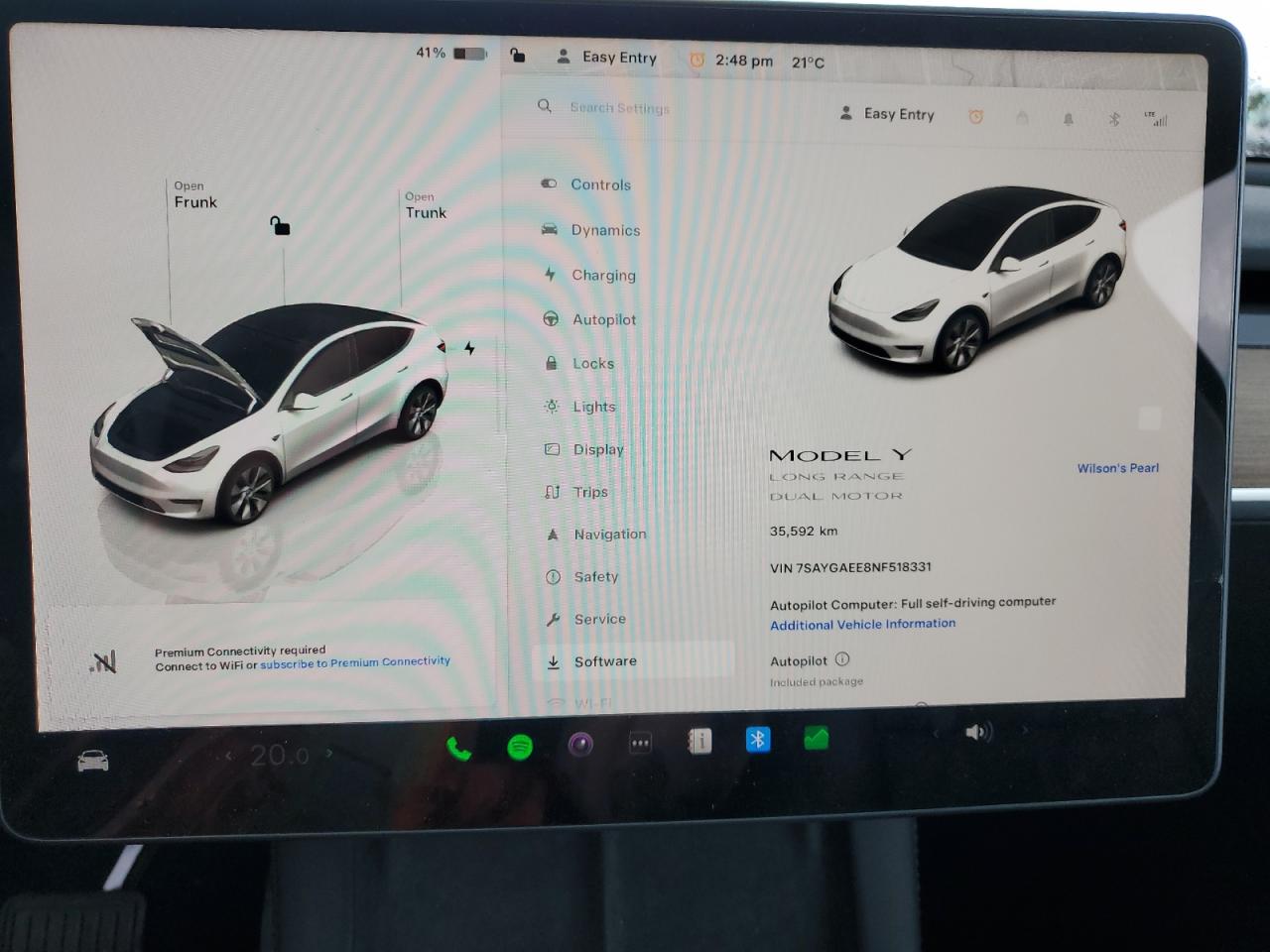 7SAYGAEE8NF518331 2022 Tesla Model Y