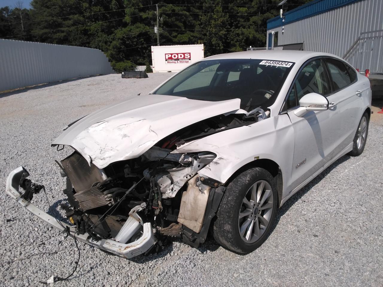 2017 Ford Fusion Se Hybrid de vânzare în Fairburn, GA - Front End
