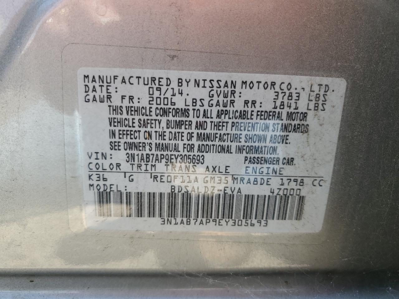 2014 Nissan Sentra - Image 13