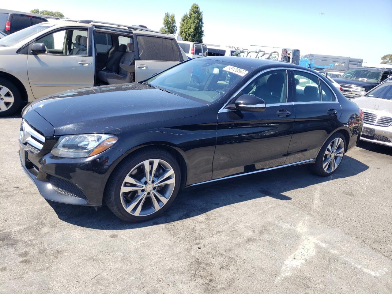 VIN 55SWF4KB8FU008533 2015 MERCEDES-BENZ C-CLASS no.1