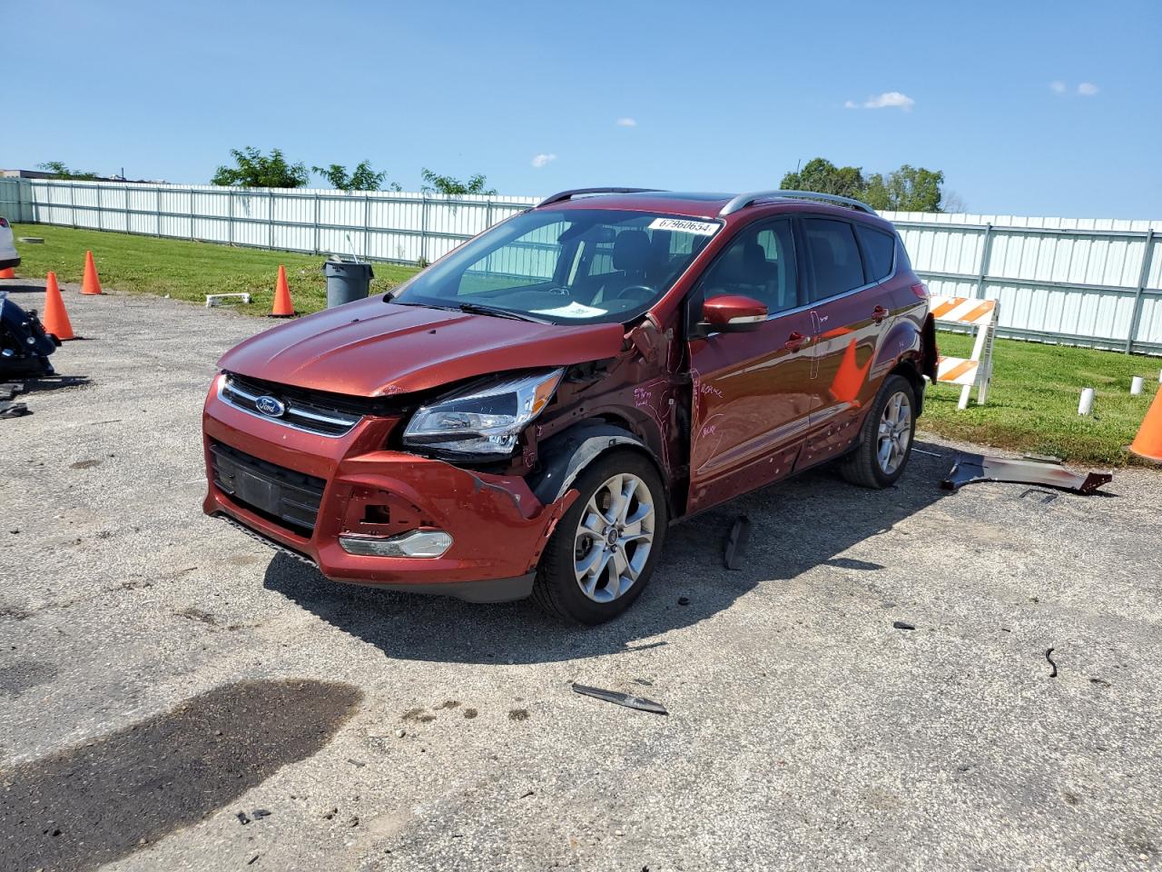 2015 Ford Escape Titanium VIN: 1FMCU0J94FUC21788 Lot: 67960654