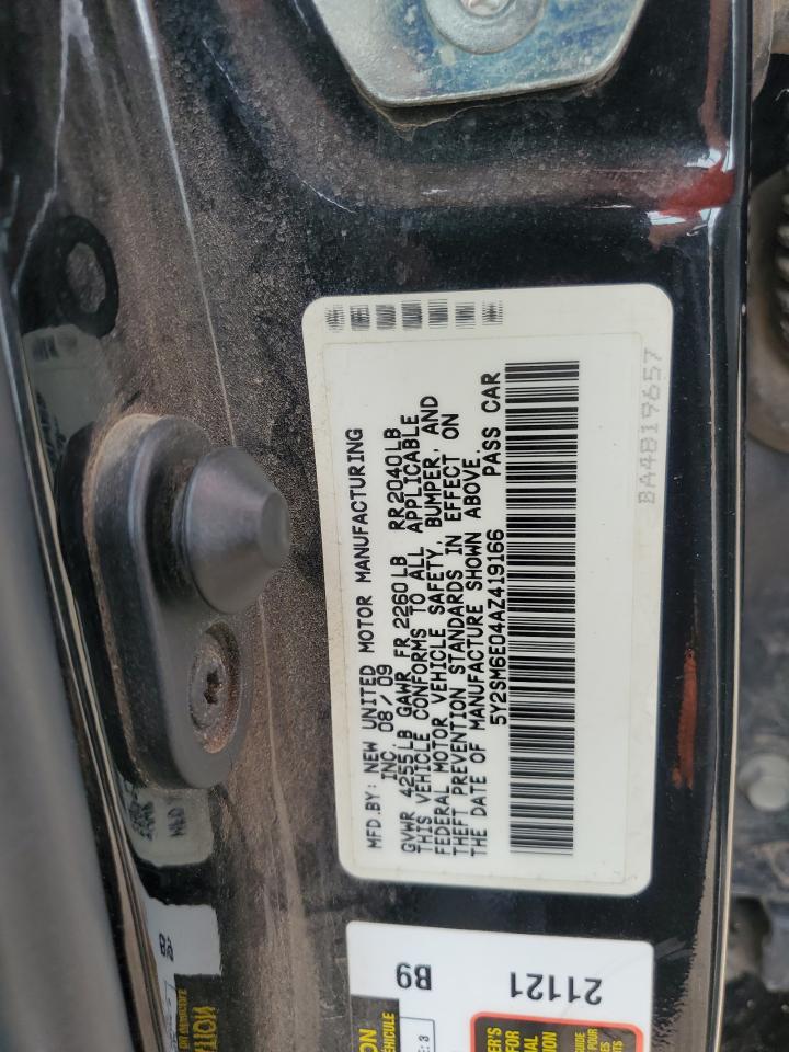 5Y2SM6E04AZ419166 2010 Pontiac Vibe