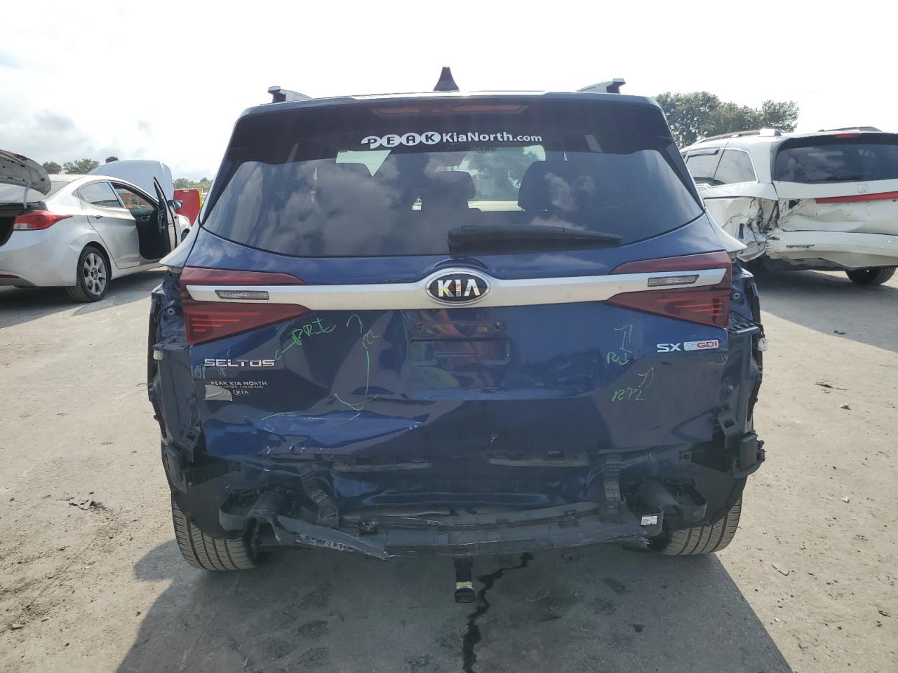 2021 Kia Seltos Sx VIN: KNDETCA22M7053018 Lot: 67555364