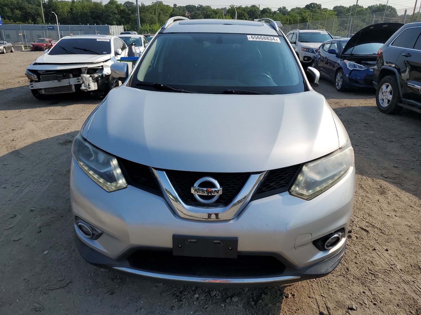 2015 Nissan Rogue S vin: 5N1AT2MV6FC800348