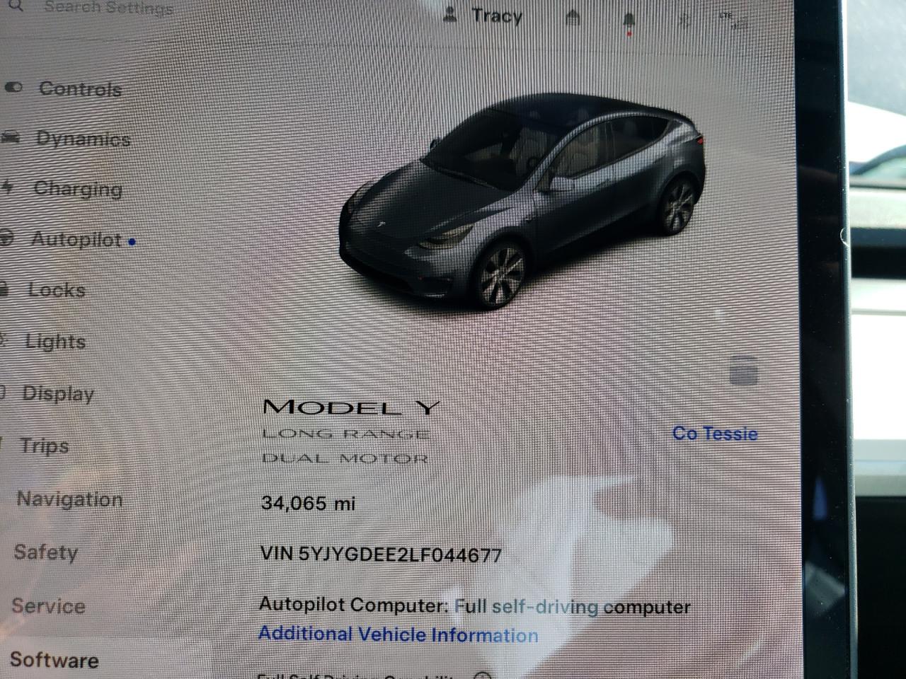 5YJYGDEE2LF044677 2020 Tesla Model Y