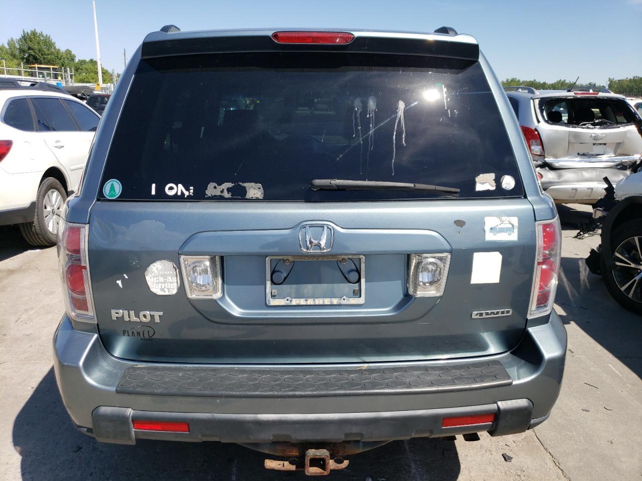 2007 Honda Pilot Exl VIN: 2HKYF18617H535058 Lot: 69455694