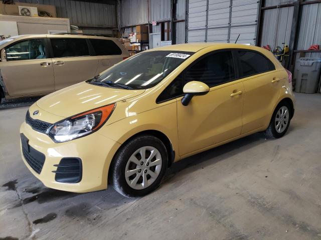  KIA RIO 2016 Żółty