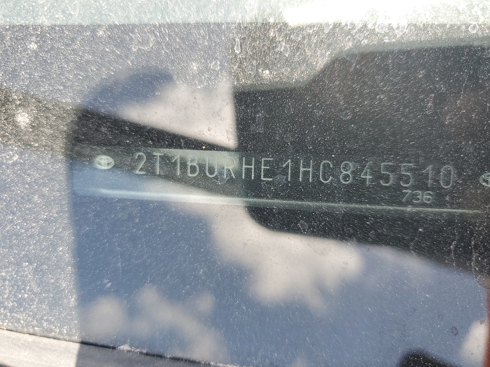 2T1BURHE1HC845510 2017 Toyota Corolla L