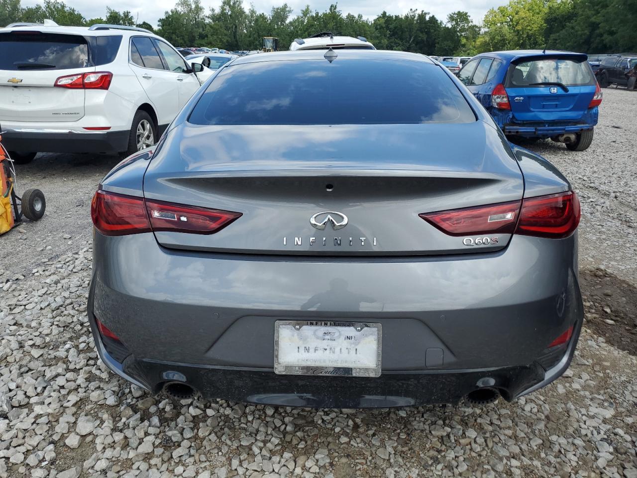 2018 Infiniti Q60 Red Sport 400 VIN: JN1FV7EKXJM530908 Lot: 65374374