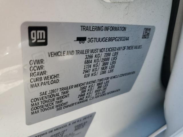 2023 GMC SIERRA K15 3GTUUGE86PG293244  67066044