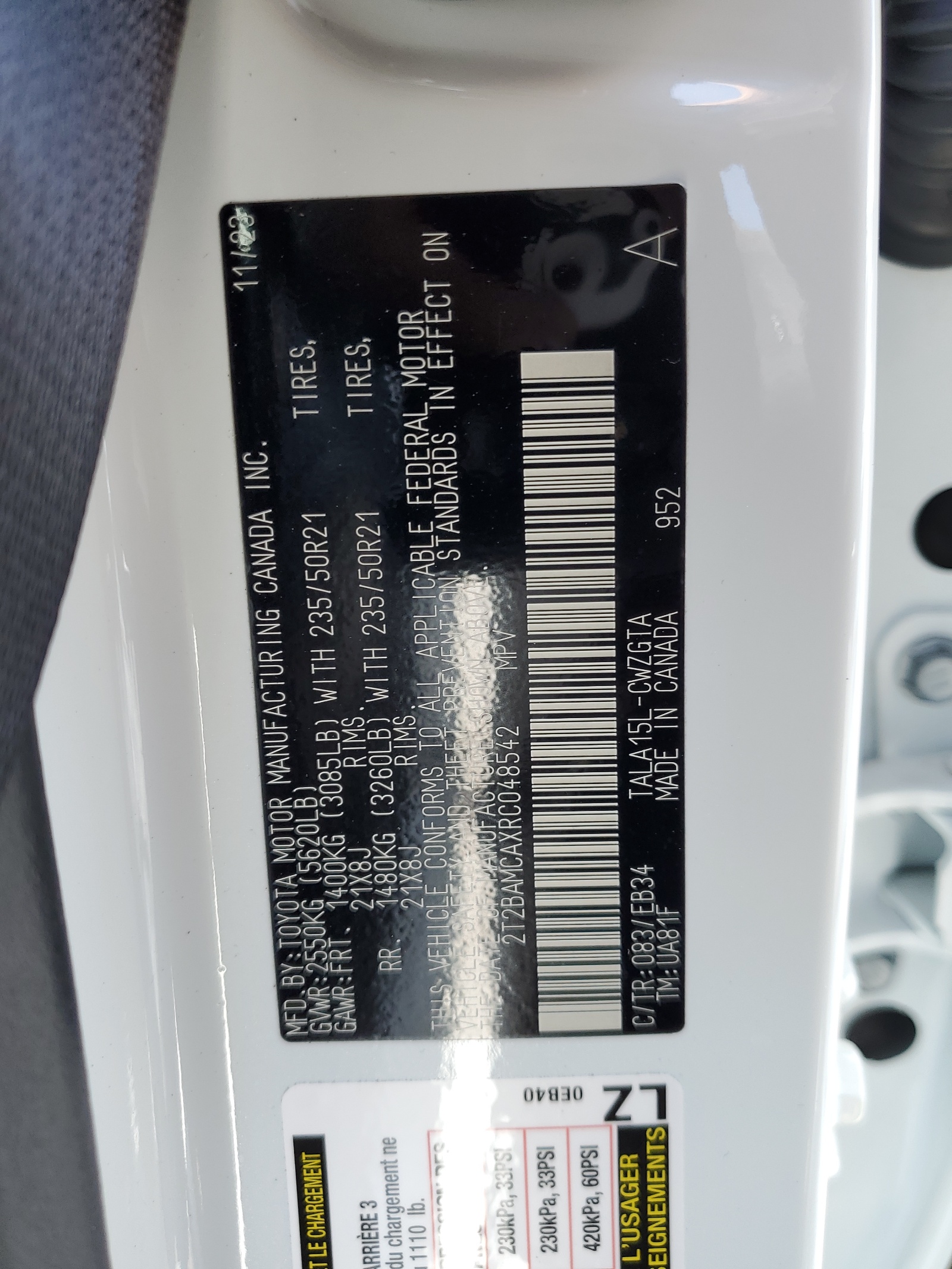 Фото: 2T2BAMCAXRC048542 - 12