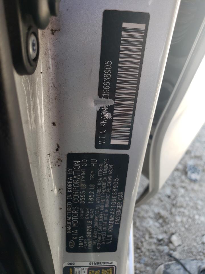 KNADM5A31G6638905 2016 Kia Rio Lx