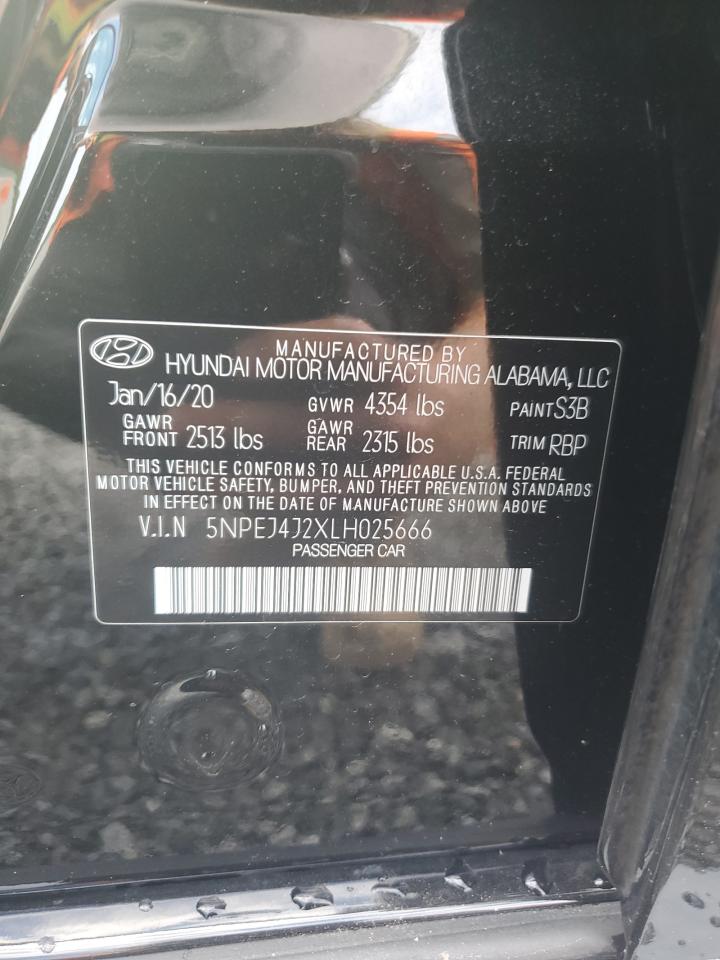 2020 Hyundai Sonata Sel Plus VIN: 5NPEJ4J2XLH025666 Lot: 65605184