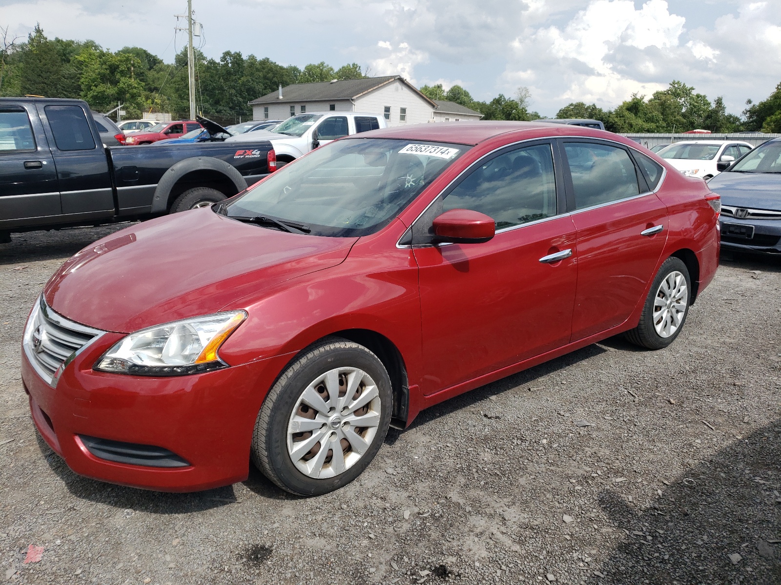 2013 Nissan Sentra S vin: 3N1AB7AP0DL621057